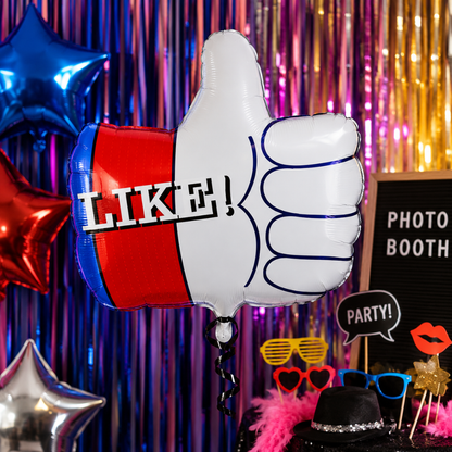 Like Thumbs Up Foil Balloon