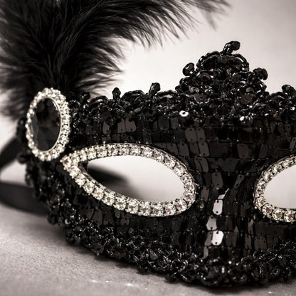 3 Pcs Party Masks Set - Lace Eye Mask & Masquerade Masks for Men & Women