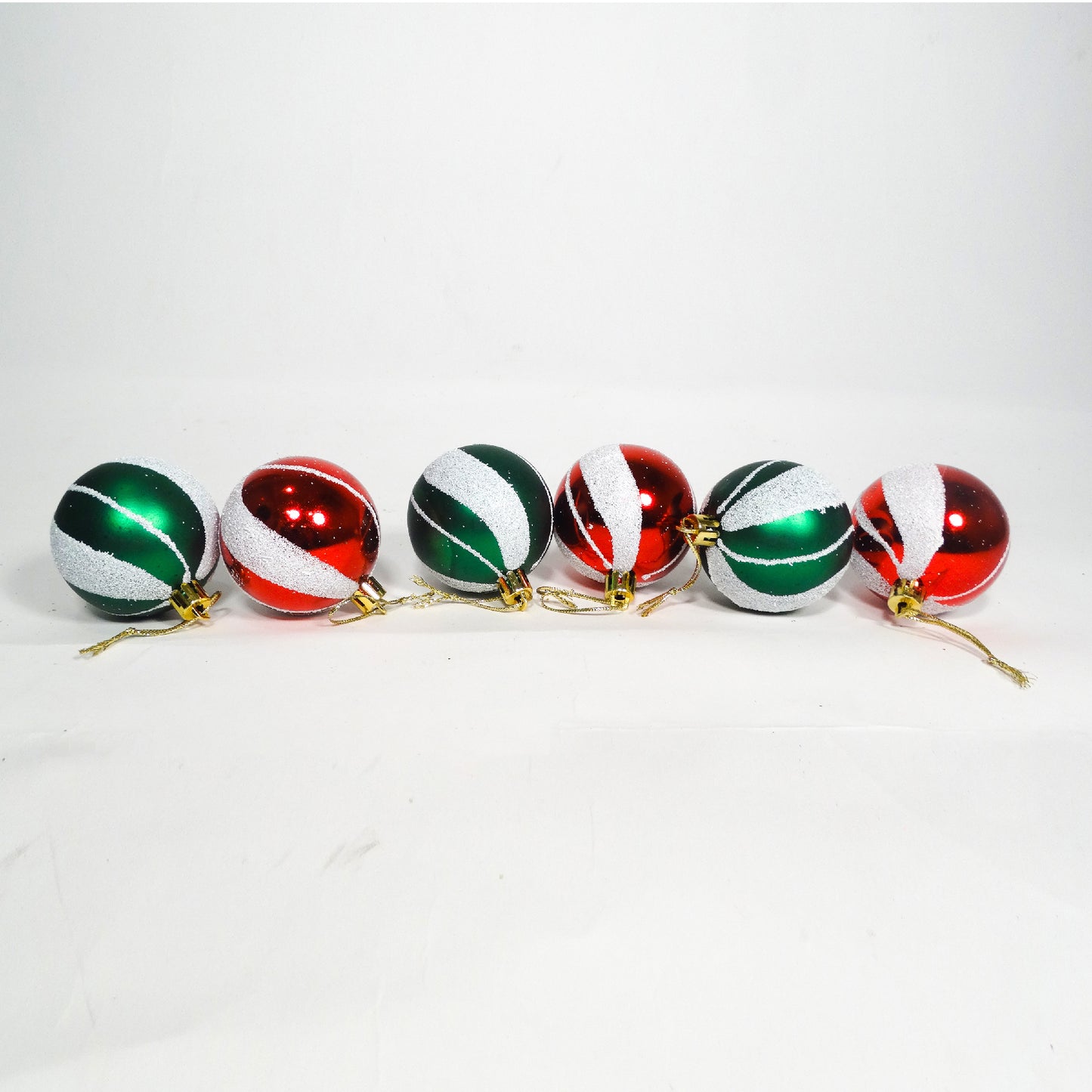 Christmas Glossy Balls for Xmas Tree Hanging Decoration - 5PC