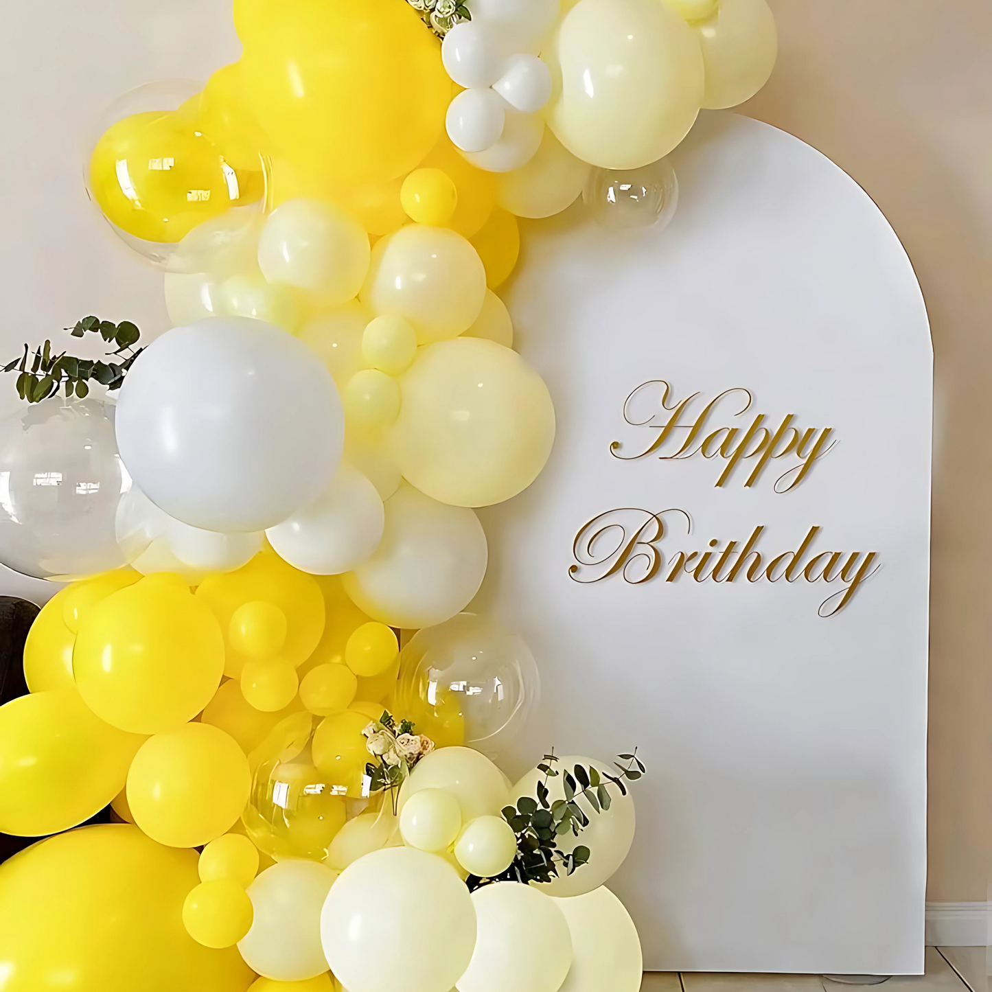 Yellow Latex / Rubber Balloons - 9 inches - Bulk Pack - 50PC