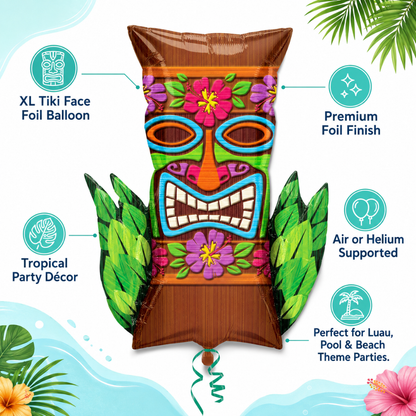 Tiki Time Super Shape Foil Balloon