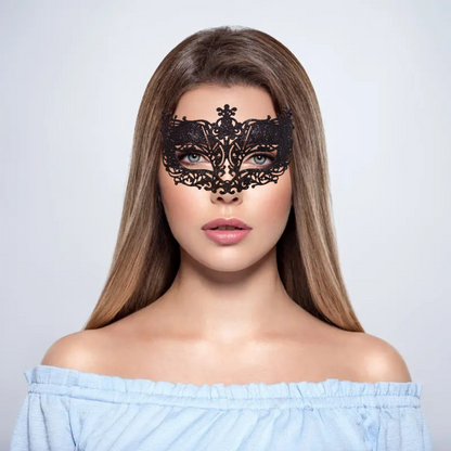 Glitter Fashion Eye Mask Black - 1PC