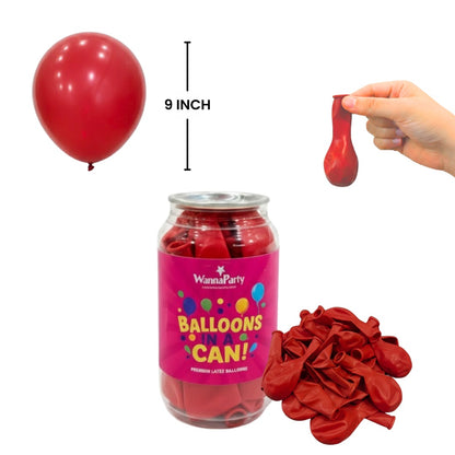 Red Party Balloons 10 Inch - Latex Balloons for Balloon Decoration - 20 Pc