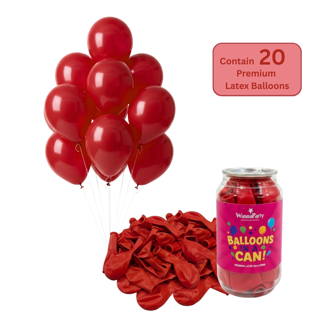 Red Latex/Rubber Balloons - 10 inches - 20PC