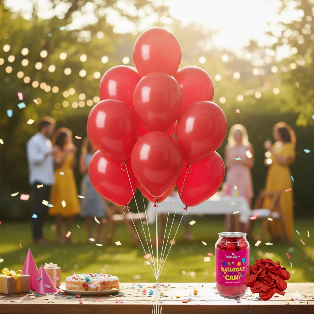 Red Latex/Rubber Balloons - 10 inches - 20PC