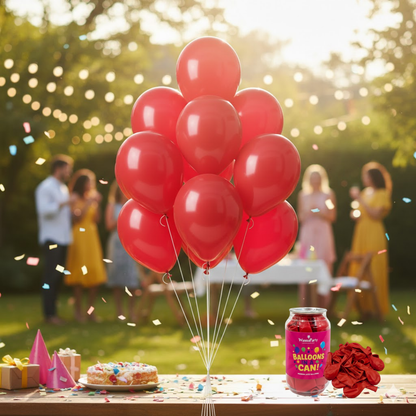 Red Latex/Rubber Balloons - 10 inches - 20PC