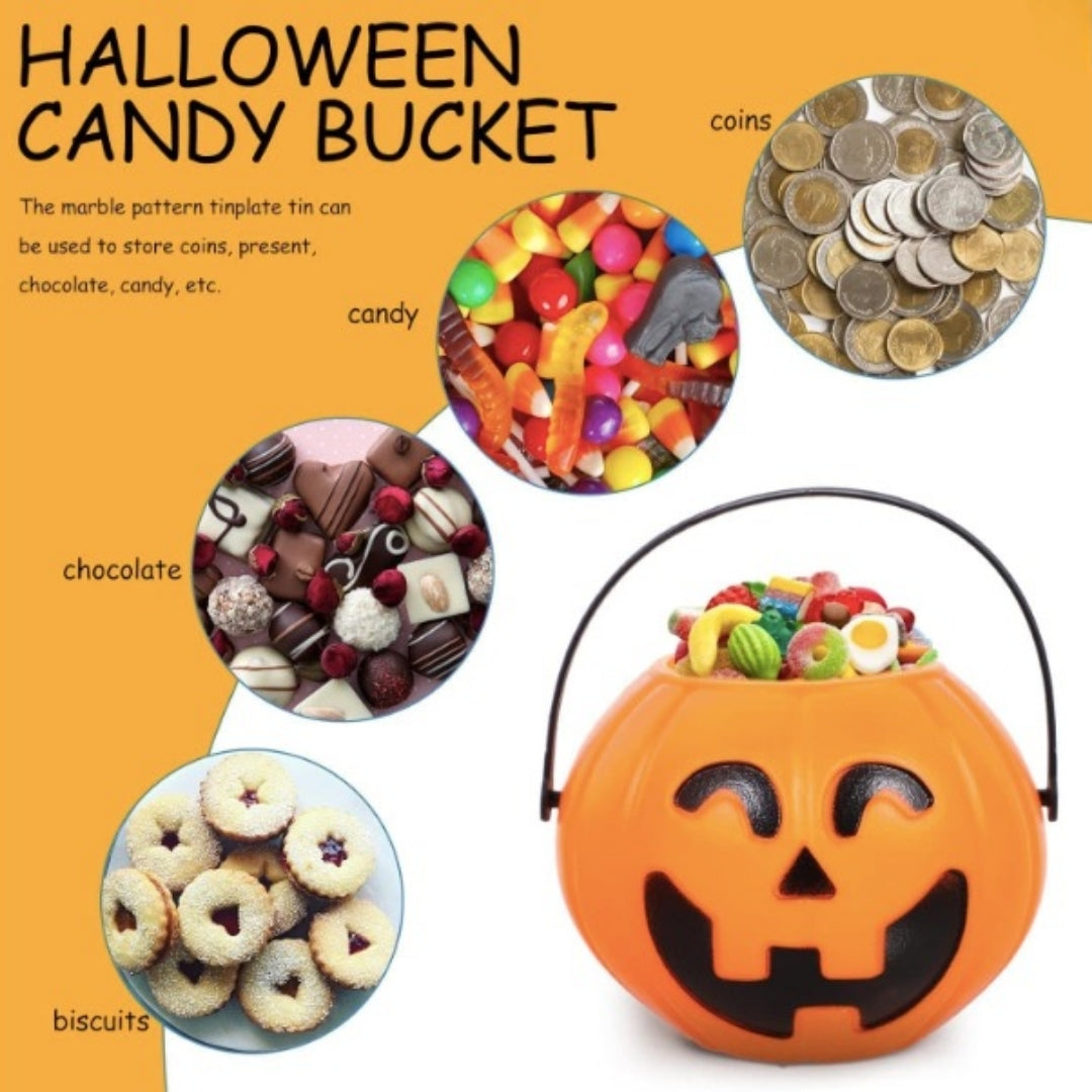 Halloween Pumpkin Basket - 1PC