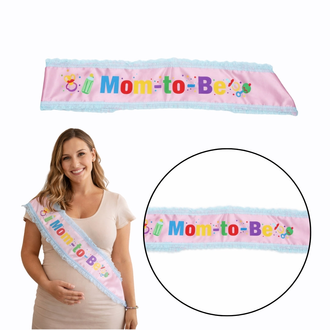 Mom To Be Sash Baby Shower - 1 Pc