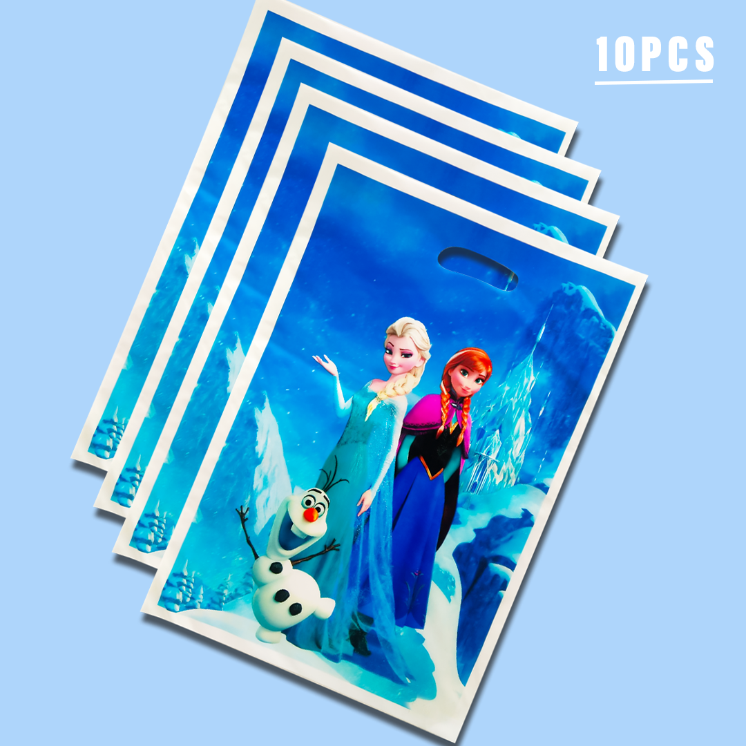 Frozen Theme Party Loot Bags - 10PC