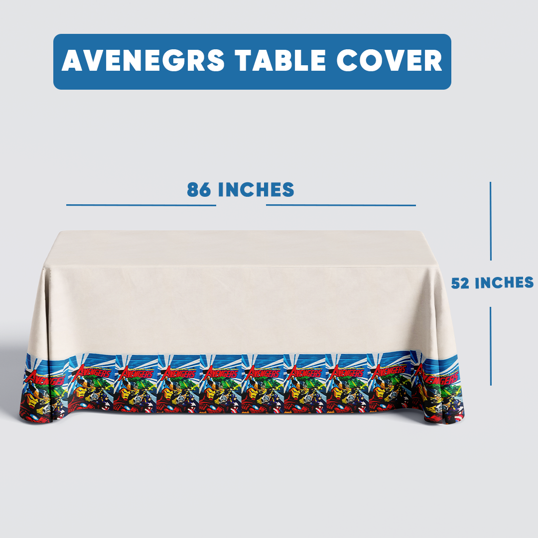 Avenger Theme Tablecover - 52 Inches X 86 inches - 1PC