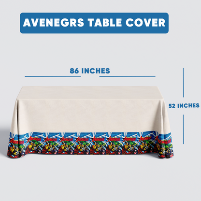 Avenger Theme Tablecover - 52 Inches X 86 inches - 1PC