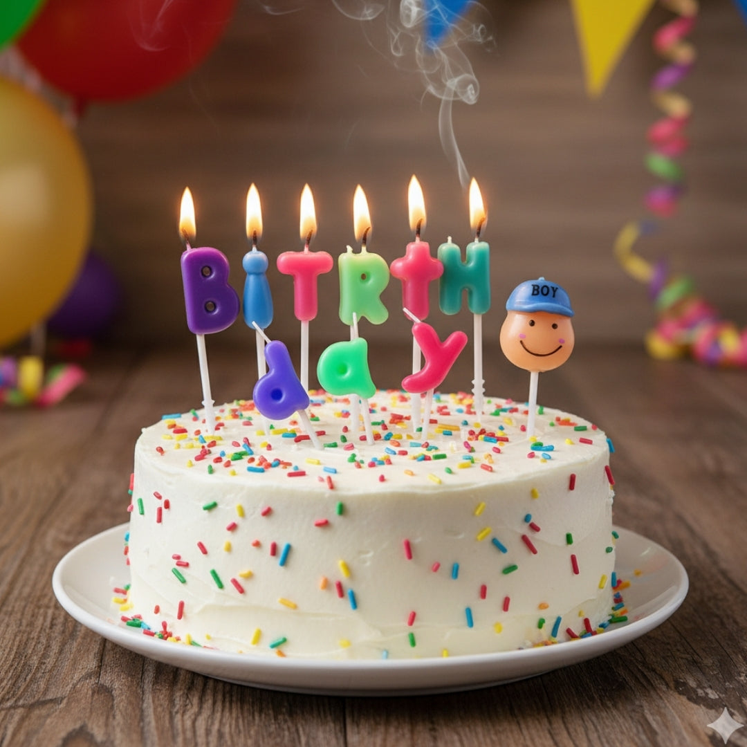 Birthday Boy Candle