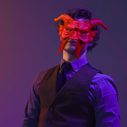 Dracula Mask Red - 1PC