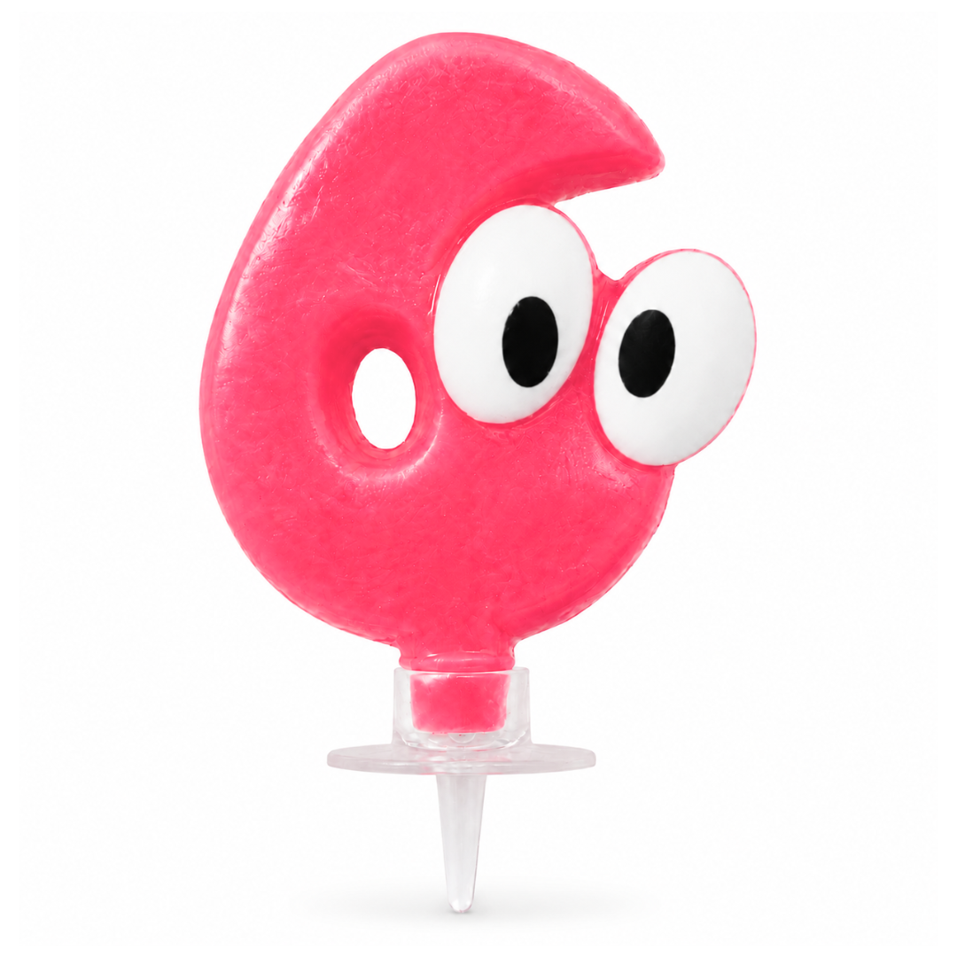 Googly Eyes Numerical No. 6 Candle-1PC