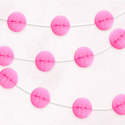 Honeycomb Garland Decoration - 10FT {Assorted Color}