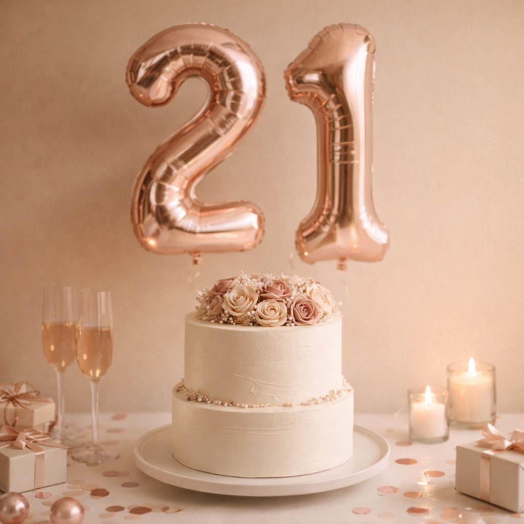 40 Numerical 2 Rose Gold Balloon-1PC
