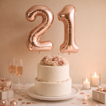 40 Numerical 2 Rose Gold Balloon-1PC