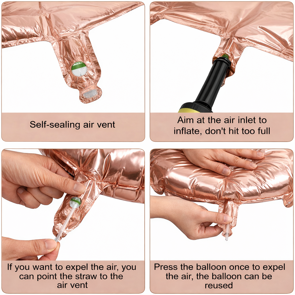 40 Numerical 9 Rose Gold Balloon