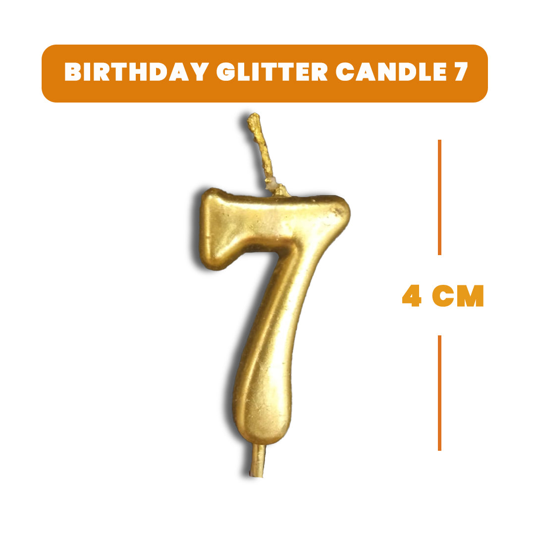 Golden Numerical Candle No. 7