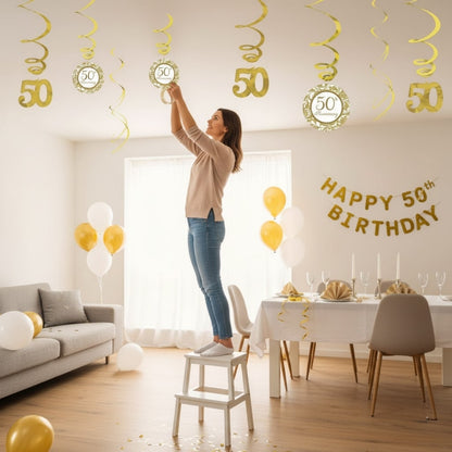 50th Anniversary Swirl Decoration