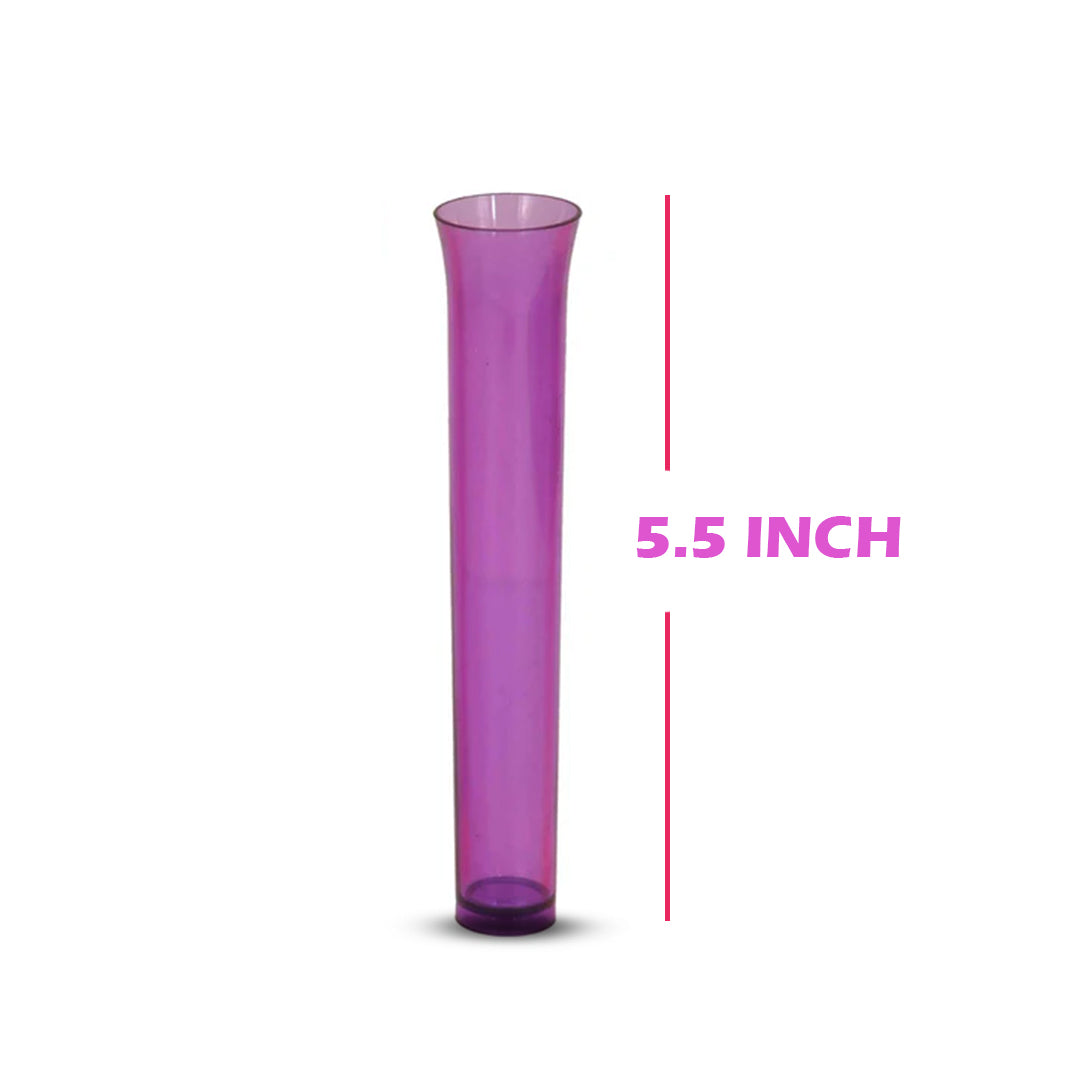 Test Tubes Neon Orange & Purple Set - 5PC
