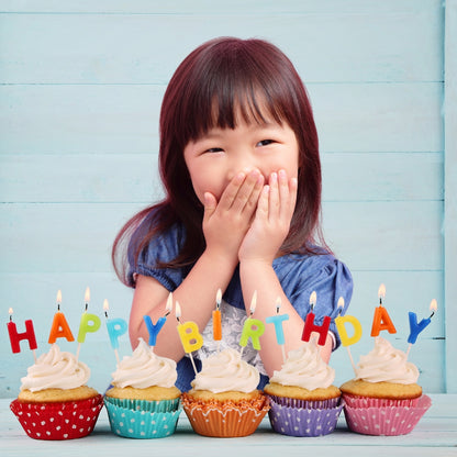 Neon Multicolor Birthday Candle