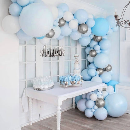 Macaron Blue Bladder Balloon - 36 inches - 1PC