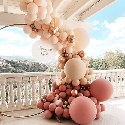 Macaron Peach bladder Latex/ Rubber Balloon - Helium Quality - 36 inches - 1PC