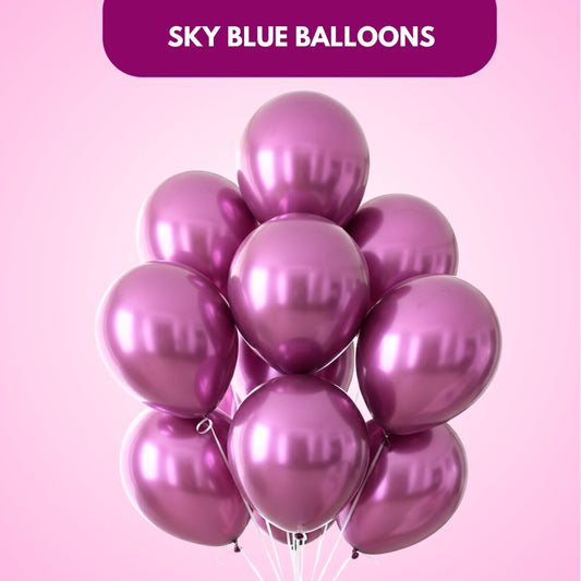 Hot Pink Latex/Rubber Balloons - Helium Quality - 12 inches - 10PC
