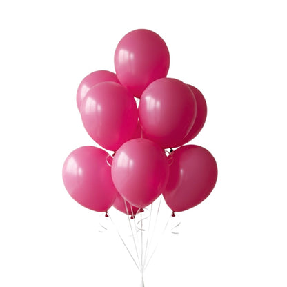 Hot Pink Latex Balloons 10" - 20PC