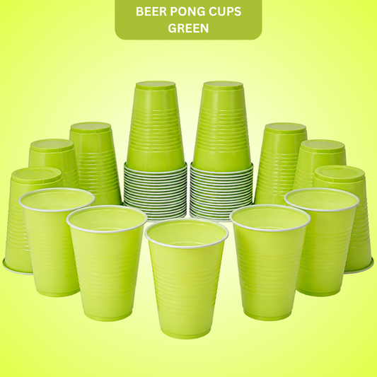 Beer Pong Cups Green - 20PC