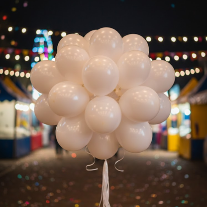 Balloon in a Can White Latex Balloons (Pack of 20)