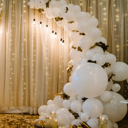 Balloon in a Can White Latex Balloons (Pack of 20)
