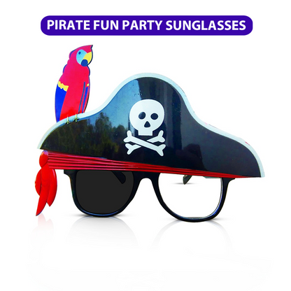 Pirate Shades w/ Parrot Fun Party Favor - 1PC
