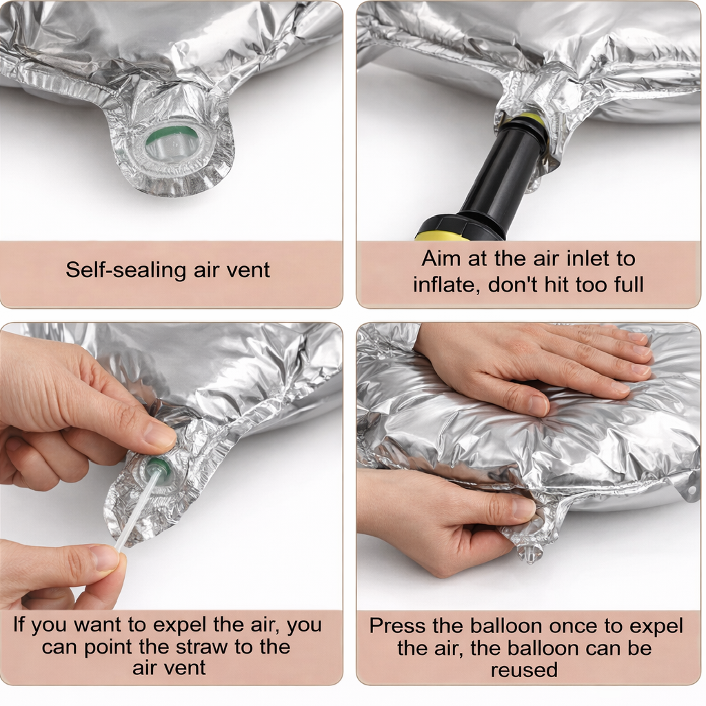 Silver Number 2 Foil Balloon 40 Inch  Air Filled Pack of 1