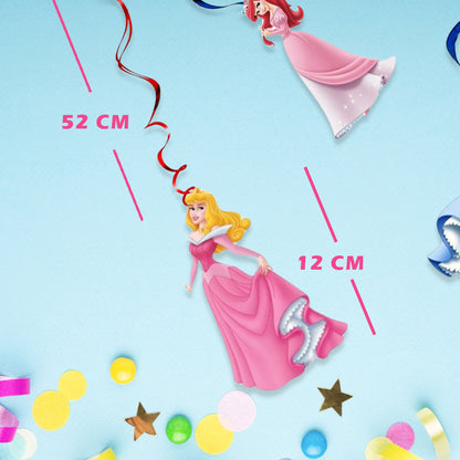 Princess Swirl Decoration - 6PC