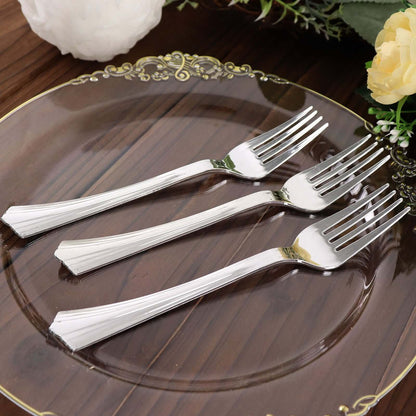Silver Color Forks - 10PC