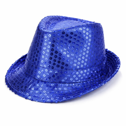 Sequin Hat Blue