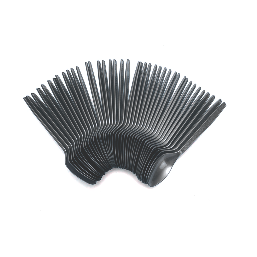 Metallic Silver Dinner or Dessert Spoons / Cake Spoons / Durable - 20PC