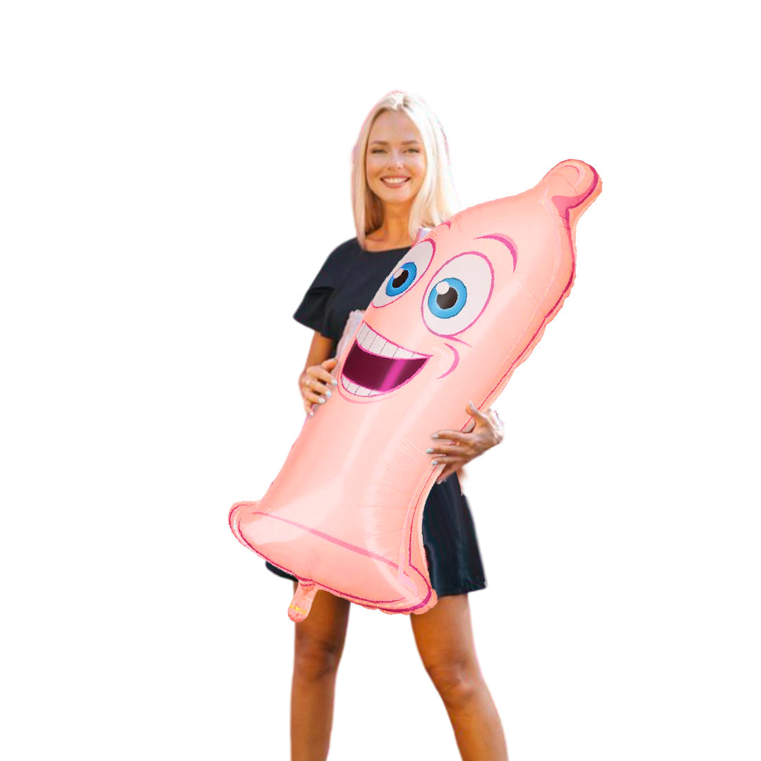 Smiling Condom Shaped Balloon for Notty