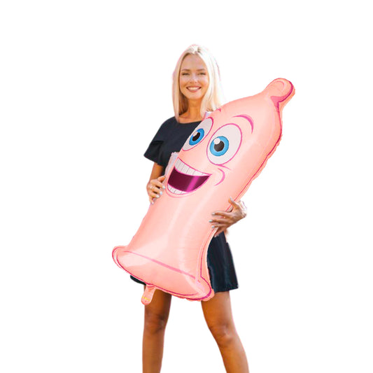 Smiling Condom Shaped Balloon for Notty