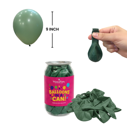 Bean Green Premium Latex Balloons 10" - 20PC