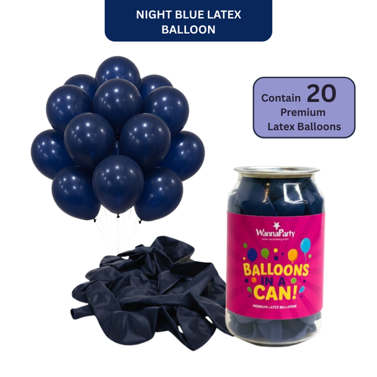Night Blue Premium Latex Balloons 10" - 20PC
