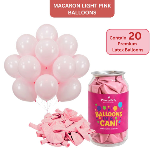 balloons macron light pink