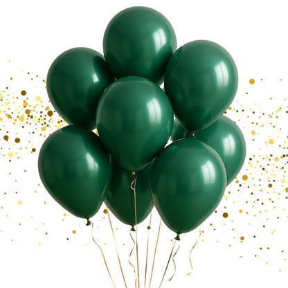 9" Chrome Green Balloons - 20PC