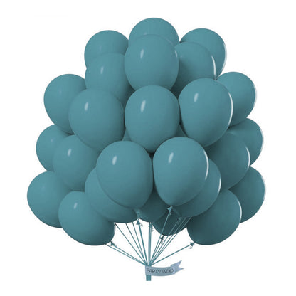 Teal Blue Latex/Rubber Balloons - 10 inches - 20PC