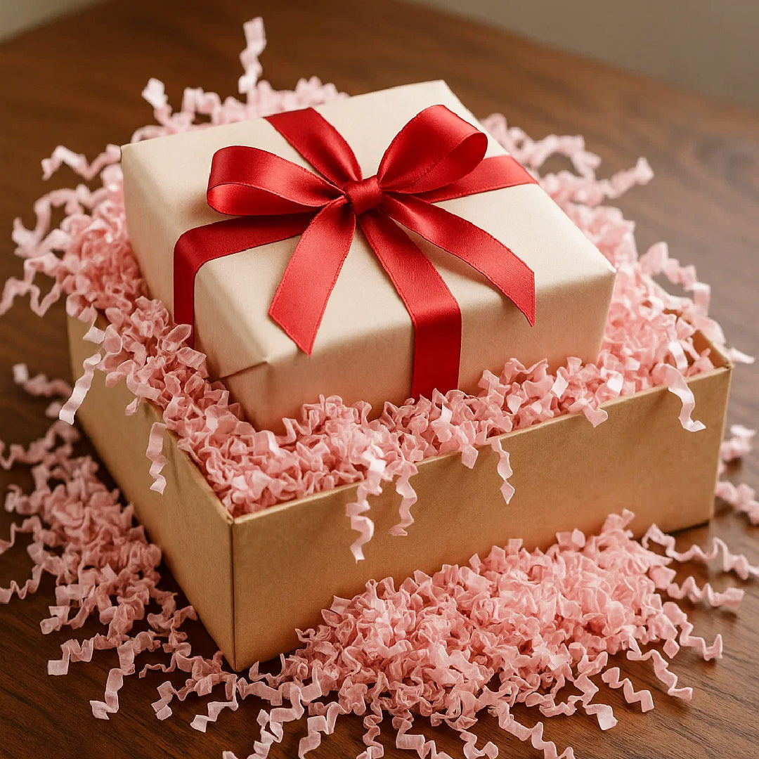 Paper Shreds L.Pink & White- 30 Grams