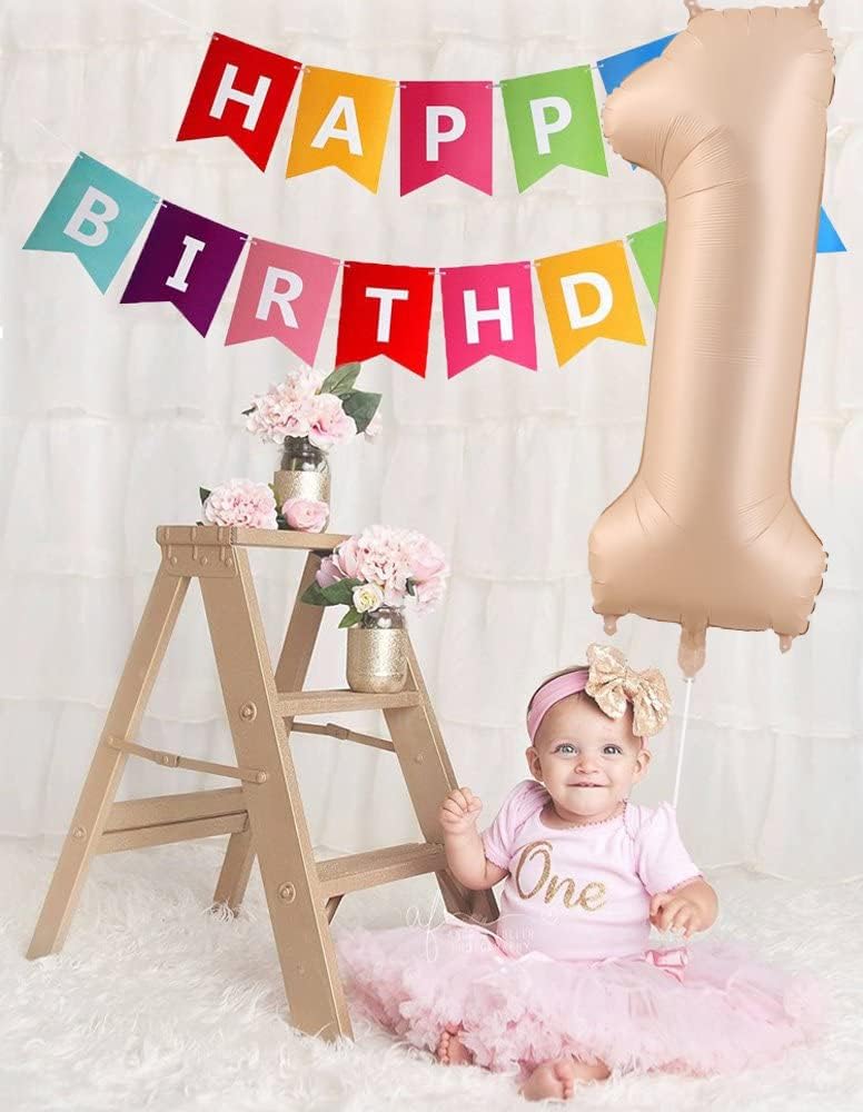 40" Apricot Super Shape No.1 Balloon-1PC