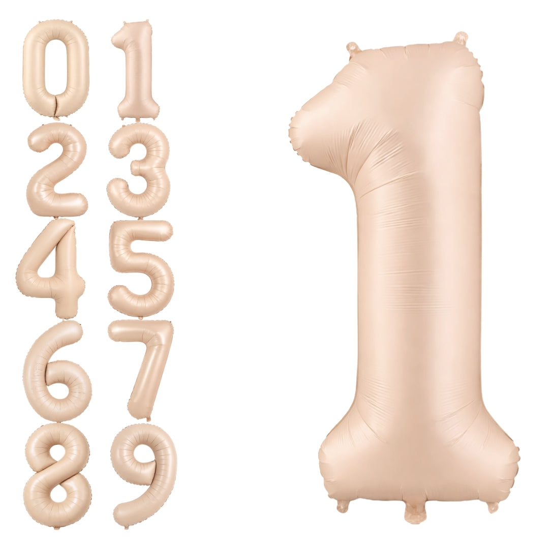 40" Apricot Super Shape No.1 Balloon-1PC