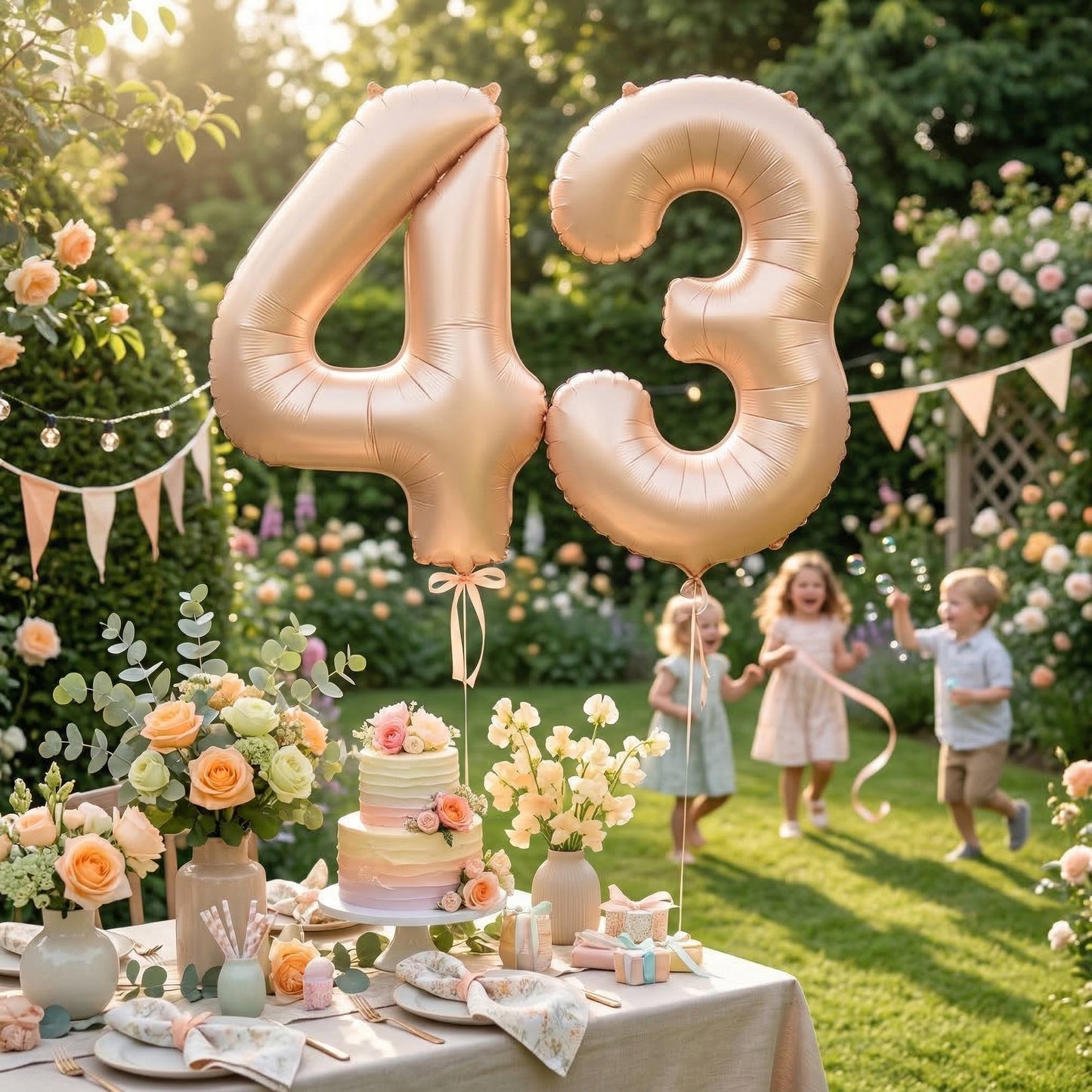40" Apricot Super Shape No.4 Balloon-1PC